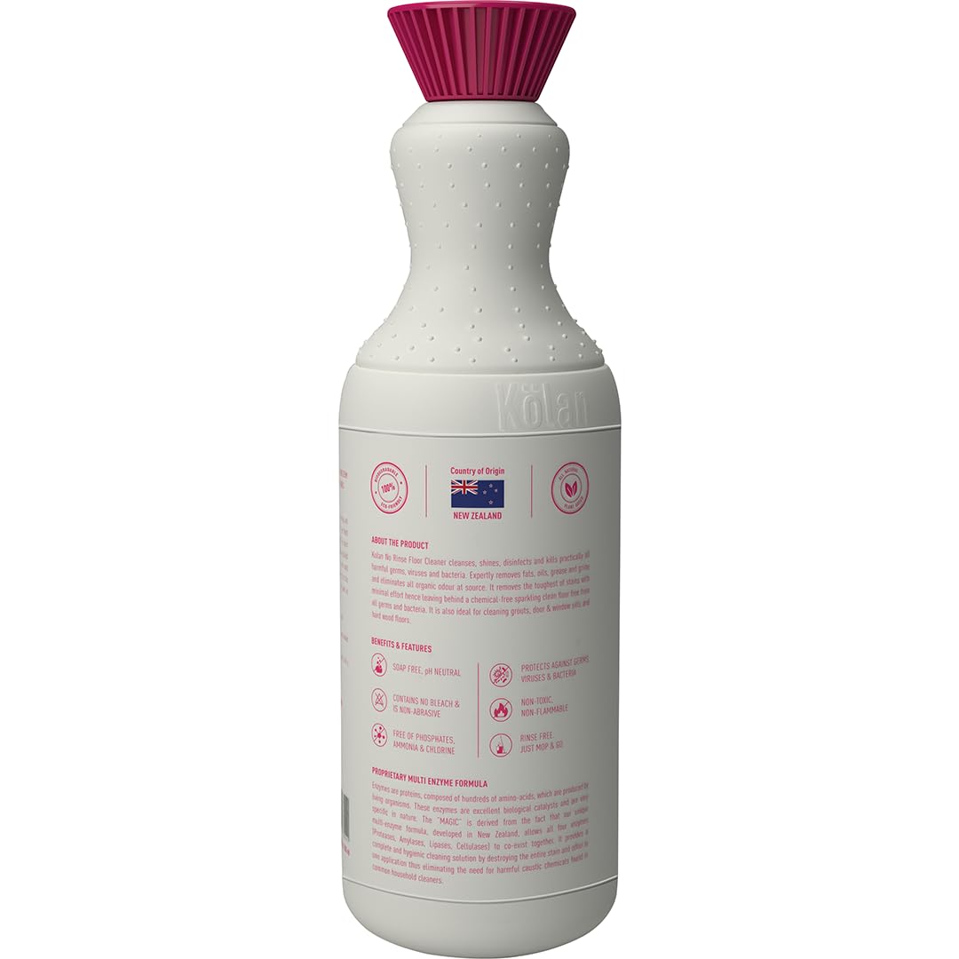 Kolan Organic Eco-Friendly Bathroom Cleaner | Toilet Bowl Cleaner | Floor Cleaner | Glass Cleaner - 700 ML Each (Combo Pack of 4)