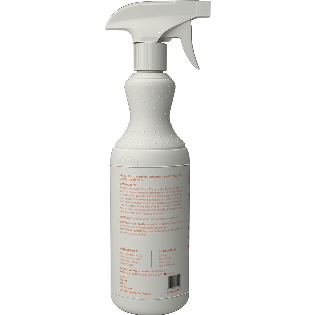 Kolan Organic Eco-Friendly Floor Cleaner | Toilet Bowl Cleaner | All Purpose Cleaner - 700 ML Each (Combo Pack of 3)