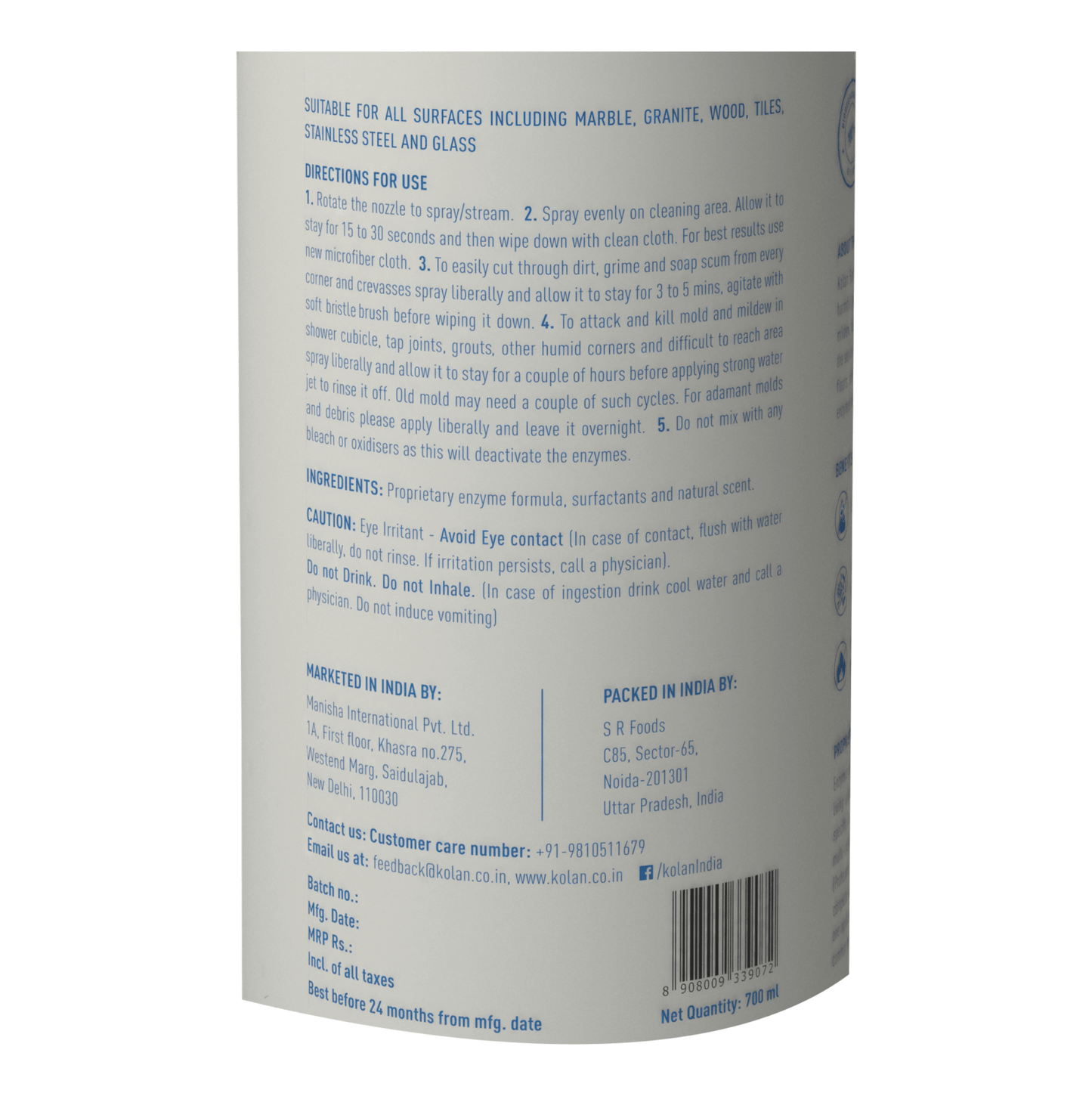 Kolan- Bathroom Cleaner 700ML