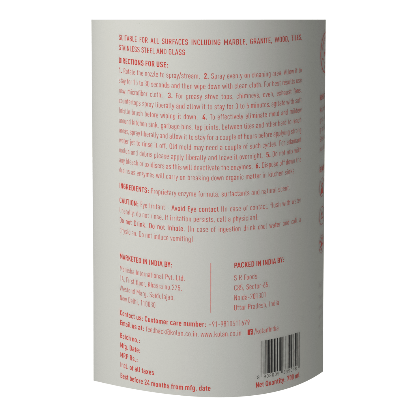 Kolan- Kitchen Cleaner 700ML