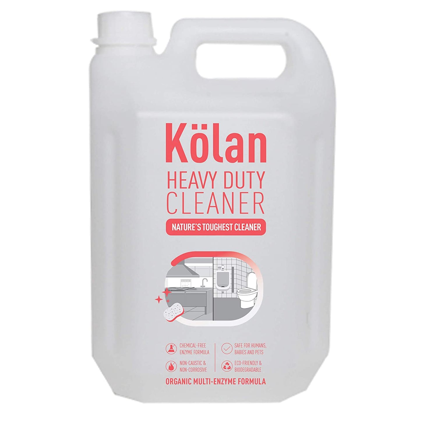 Kolan Organic Enzyme Based Biodegradable Heavy Duty Cleaner 5L Can