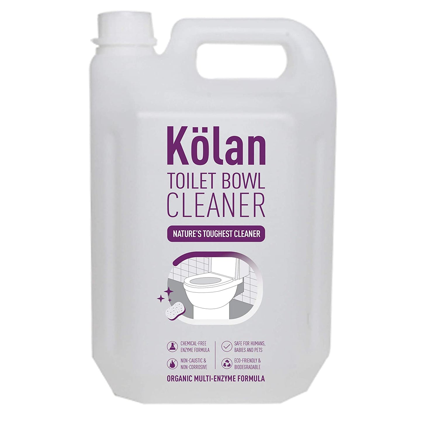 Kolan Organic Enzyme Based Biodegradable Toilet Bowl Cleaner 5L Can