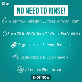 Kolan Waterless Car Eco Wash Nature’s Toughest Cleaner-700ML