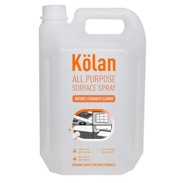 Kolan Organic Enzyme Based All Purpose Surface Spray Cleaner 5L Canr