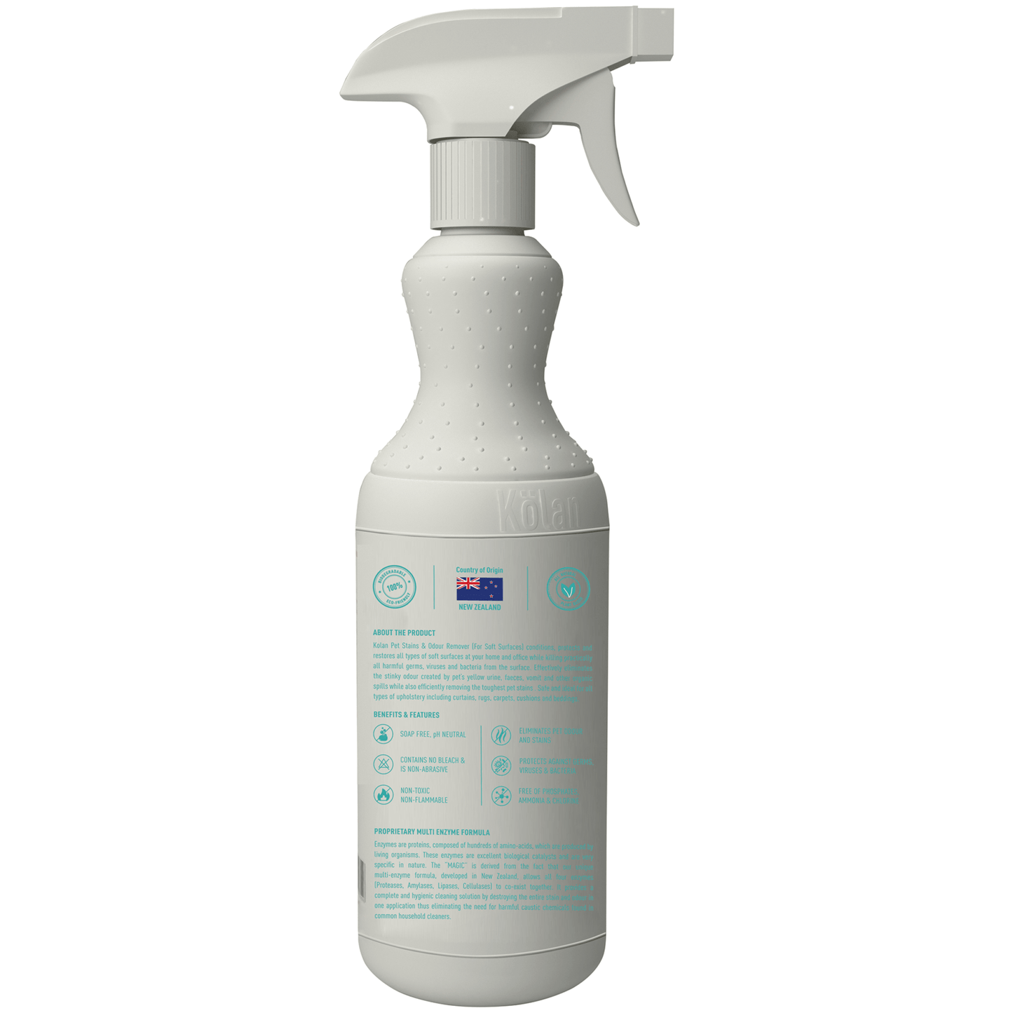 Kolan- Pet Stains & Odour Remover (For Soft Surfaces) 700ML