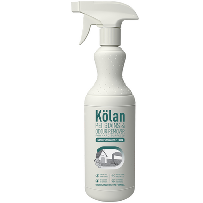 Kolan Pet Stains Remover for Hard Surfaces – Non-Toxic Solution for Pet Messes (700 mL)