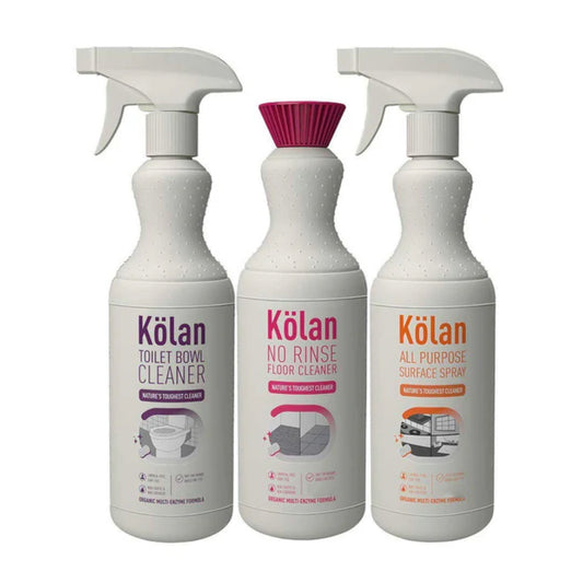 Kolan Organic Floor Cleaner | Toilet Bowl Cleaner | All Purpose Cleaner - 700 ML Each (Combo Pack of 3)