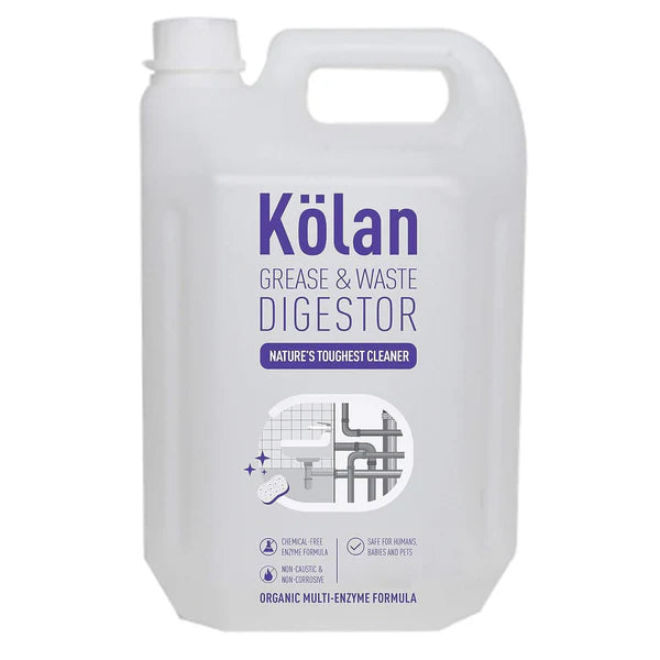 Kolan Organic Enzyme Based Grease & Waste Digester 5L Can