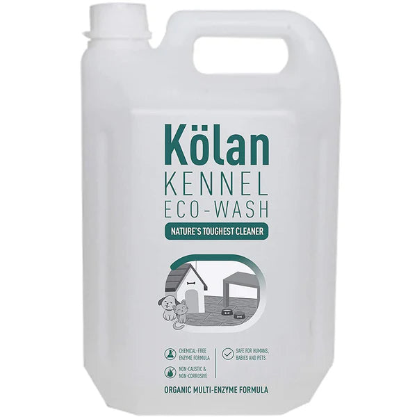 Kolan Organic Enzyme Based Kennel Eco - Wash 5L Can