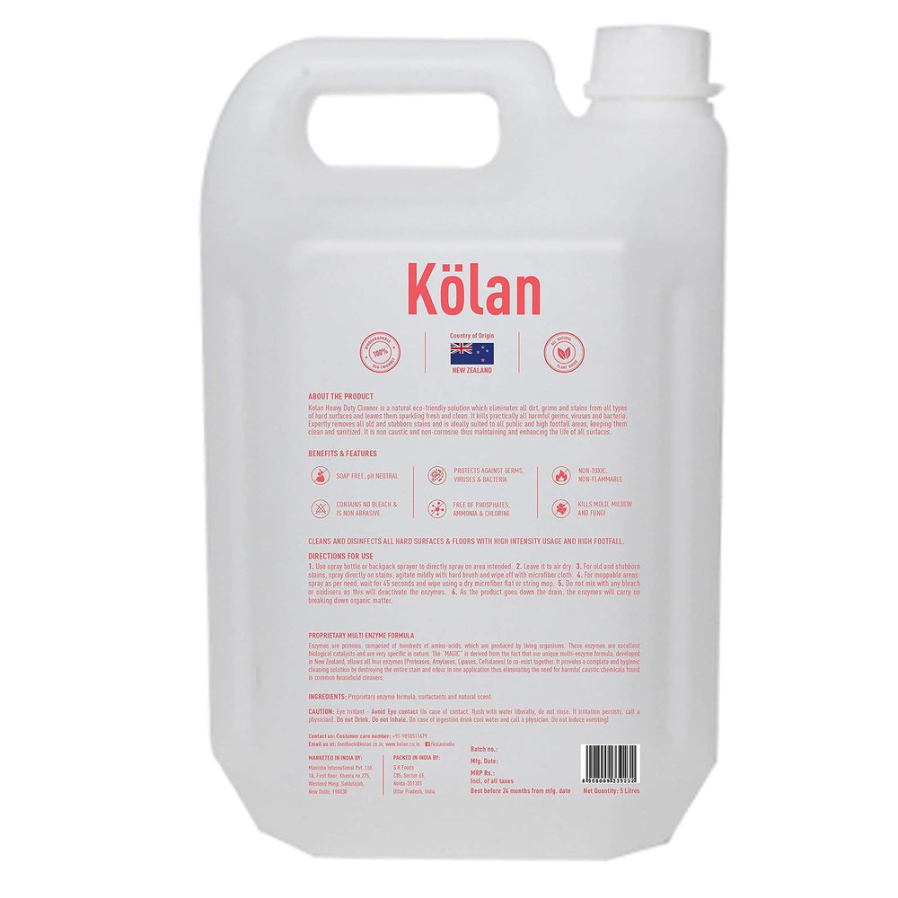 
                  
                    Kolan Organic Enzyme Based Biodegradable Heavy Duty Cleaner 5L Can
                  
                