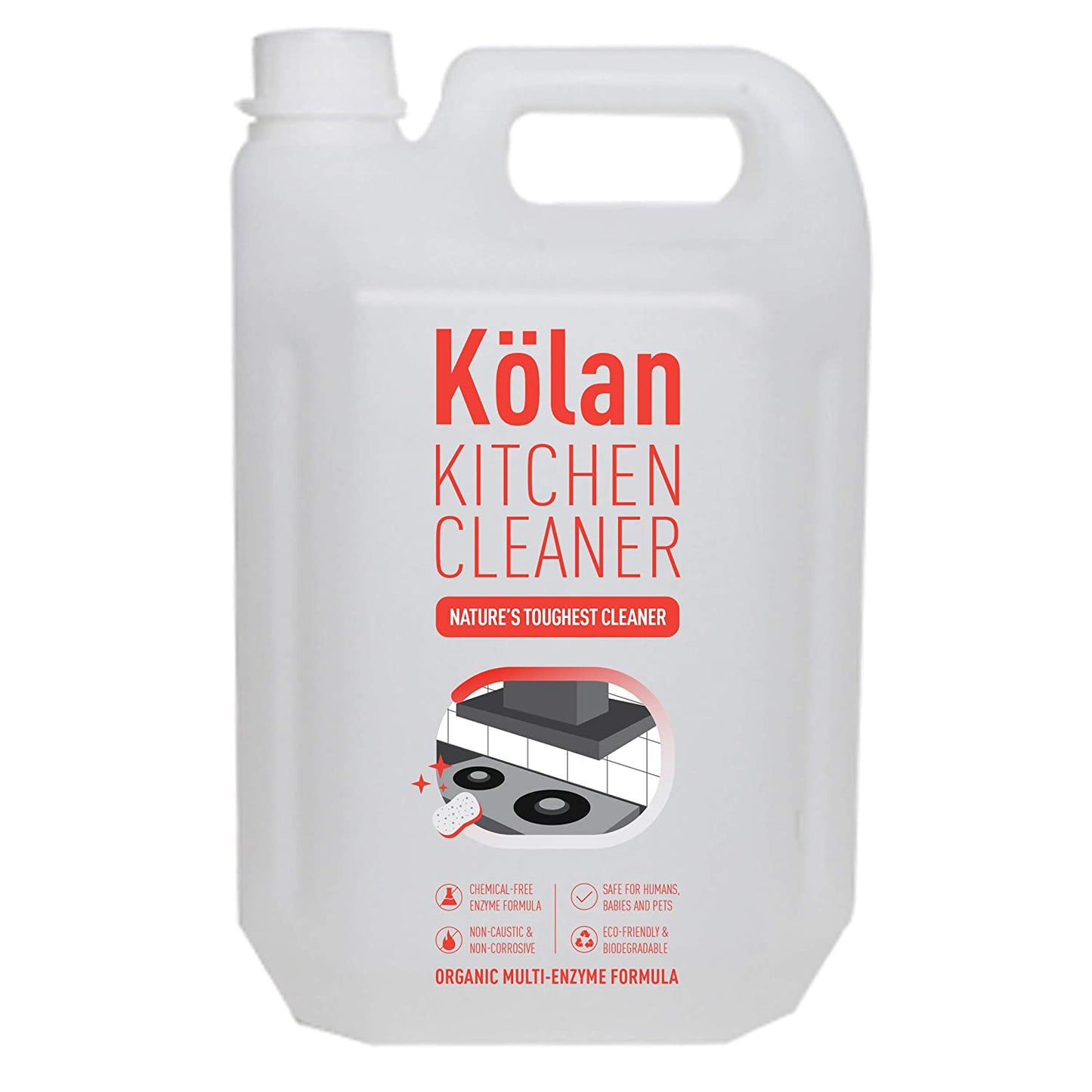 Kolan Organic Enzyme Based Kitchen Cleaner 5L Can