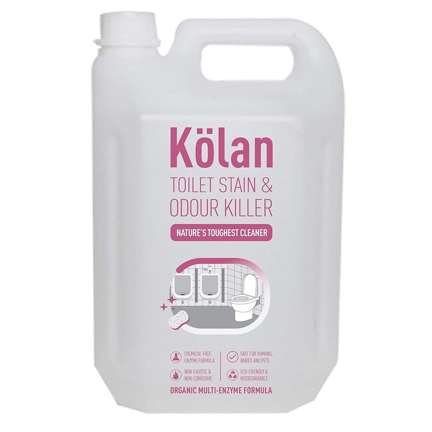 Kolan Organic Enzyme Based Toilet Stain & Odour Killer 5L Can