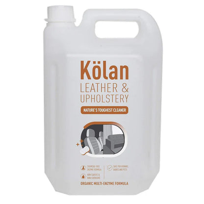 Kolan Organic Enzyme Based Leather & Upholstery Cleaner 5L Can