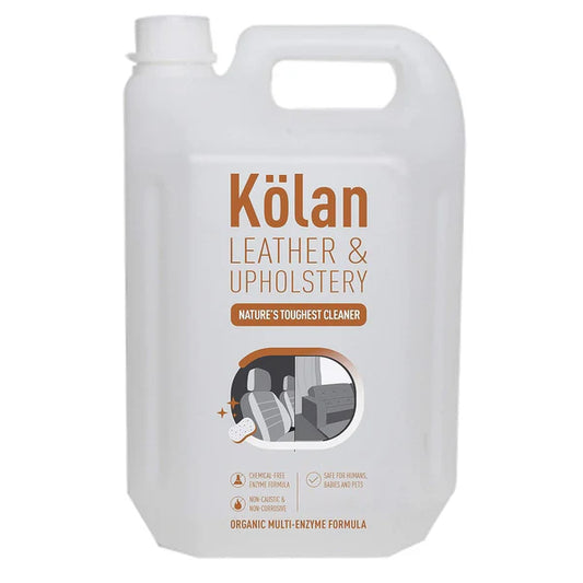 Kolan Organic Enzyme Based Leather & Upholstery Cleaner 5L Can