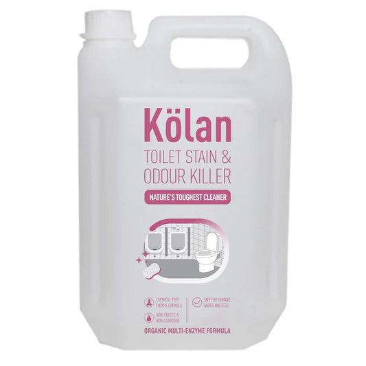 Kolan Organic Enzyme Based Toilet Stain & Odour Killer 5L Can